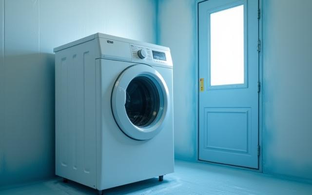 एक पुराने उपकरण को नए रंग में फिर से पेंट किया जा रहा है